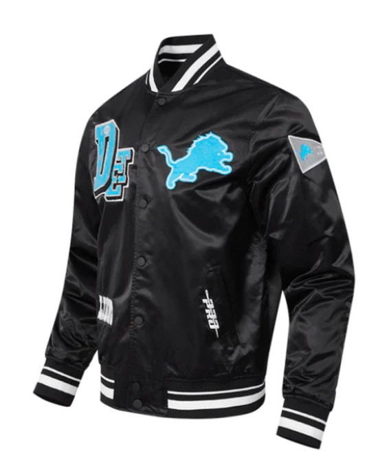 Detroit Lions Best of Classic Rib Satin Jacket