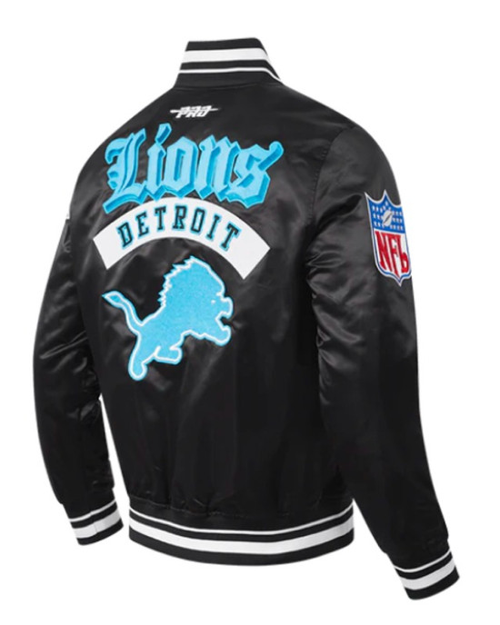 Detroit Lions Best of Classic Rib Satin Jacket