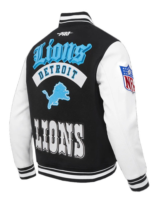 Detroit Lions Best of Classic Rib Varsity Jacket