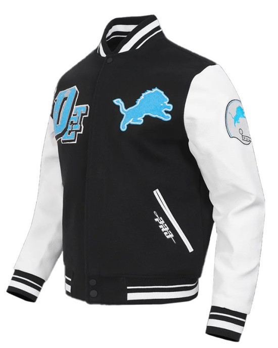 Detroit Lions Best of Classic Rib Varsity Jacket