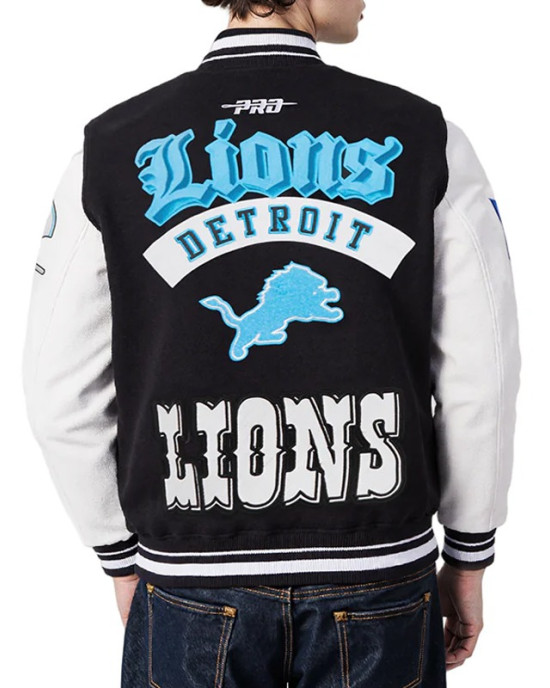 Detroit Lions Best of Classic Rib Varsity Jacket
