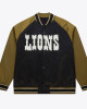 Detroit Lions Black/Olive Satin Double Clutch Jacket
