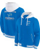 Detroit Lions Blue Cotton Hooded Jacket