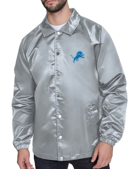 Detroit Lions Coaches Windbreaker Jacket Detroit Lions Coaches Windbreaker Jacket