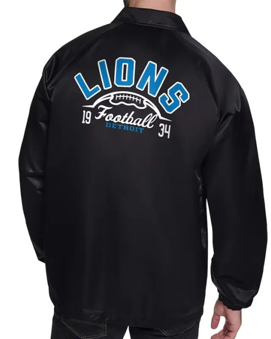 Detroit Lions Coaches Windbreaker Jacket Detroit Lions Coaches Windbreaker Jacket