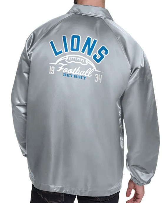Detroit Lions Coaches Windbreaker Jacket Detroit Lions Coaches Windbreaker Jacket