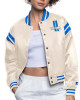 Detroit Lions Cream Full Count Satin Jacket Detroit Lions Cream Full Count Satin Jacket