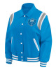 Detroit Lions Lightweight Blue Varsity Satin Jacket