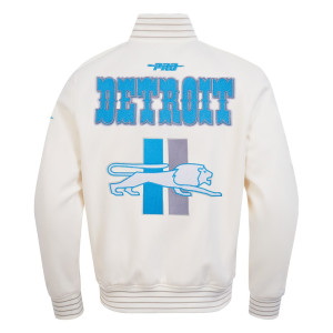 Detroit Lions Pro Game Day Retro Eggshell Jacket