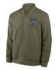 Detroit Lions Sideline Bomber Full-Zip Green Jacket