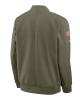 Detroit Lions Sideline Bomber Full-Zip Green Jacket
