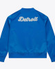 Detroit Lions Throwback Graphics Blue Satin Jacket