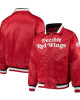 Detroit Red Wings Captain II Full-Zip Red Satin Jacket