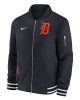 Detroit Tigers Black Bomber Full-Zip Jacket Detroit Tigers Black Bomber Full-Zip Jacket
