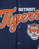 Detroit Tigers Current Logo Game Day Navy Double Knit Full-Snap Jacket Detroit Tigers Current Logo Game Day Navy Double Knit Full-Snap Jacket
