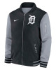 Detroit Tigers Dugout Bomber Full-Zip Jacket Detroit Tigers Dugout Bomber Full-Zip Jacket