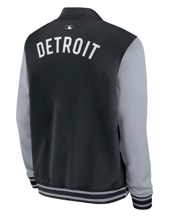 Detroit Tigers Dugout Bomber Full-Zip Jacket Detroit Tigers Dugout Bomber Full-Zip Jacket