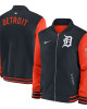 Detroit Tigers Dugout Bomber Full-Zip Jacket Detroit Tigers Dugout Bomber Full-Zip Jacket