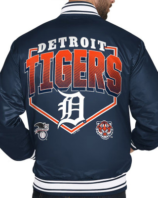 Detroit Tigers Home Plate Printed Graphic Jacket