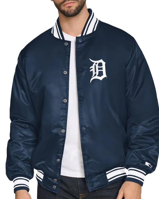 Detroit Tigers Home Plate Printed Graphic Jacket