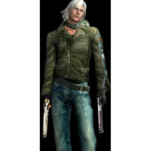 Devil May Cry 2 Dante Full-Zip Green Corduroy Jacket