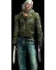 Devil May Cry 2 Dante Full-Zip Green Corduroy Jacket Devil May Cry 2 Dante Full-Zip Green Corduroy Jacket