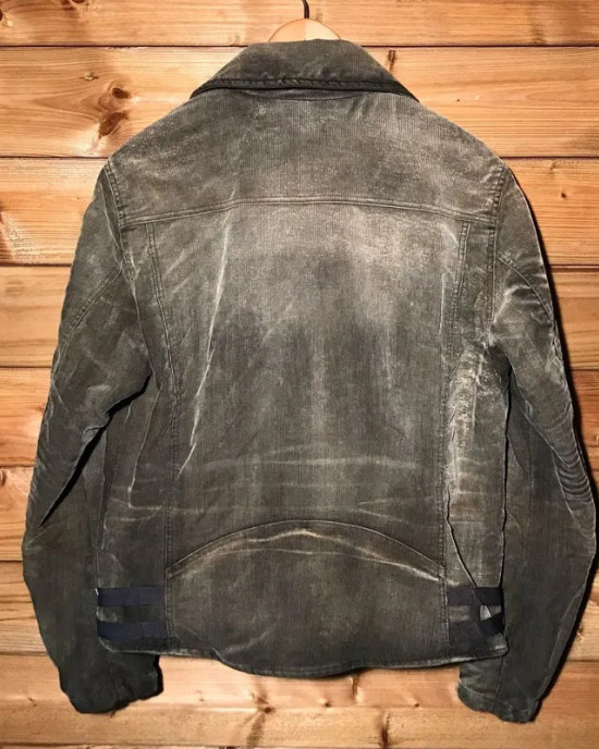 Devil May Cry 2 Dante Full-Zip Green Corduroy Jacket Devil May Cry 2 Dante Full-Zip Green Corduroy Jacket
