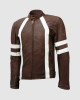 Distressed Vintage Look Men’s Brown Leather Jacket Distressed Vintage Look Men’s Brown Leather Jacket