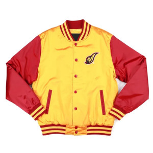 District of Columbia Gold and Red Baseball Jacket