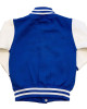 Duke Blue Devils Royal and White Varsity Jacket Duke Blue Devils Royal and White Varsity Jacket