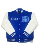 Duke Blue Devils Royal and White Varsity Jacket