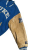 Duke University Blue and Tan Brown Varsity Jacket Duke University Blue and Tan Brown Varsity Jacket