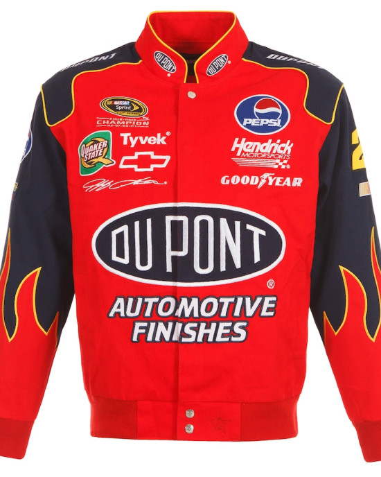 Dupont Jeff Gordon Red Cotton Jacket Dupont Jeff Gordon Red Cotton Jacket