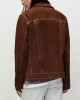 Dylan Brady Tell Me Everything Tommy Suede Brown Leather Jacket