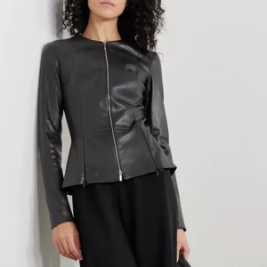 Dynasty Season 4 Elizabeth Gillies Leather Jacket