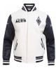 Eggshell/Black Retro Las Vegas Aces Classics Rib Varsity Jacket Eggshell/Black Retro Las Vegas Aces Classics Rib Varsity Jacket