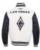 Eggshell/Black Retro Las Vegas Aces Classics Rib Varsity Jacket Eggshell/Black Retro Las Vegas Aces Classics Rib Varsity Jacket