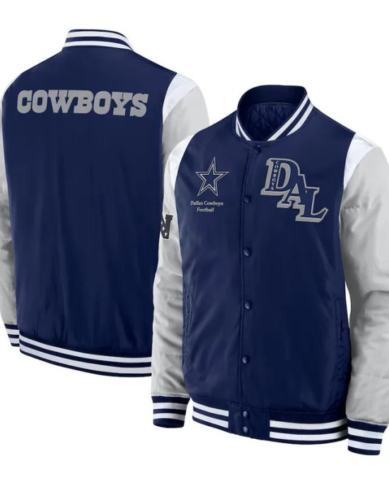 Elements Elite Dallas Cowboys Navy Jacket Elements Elite Dallas Cowboys Navy Jacket