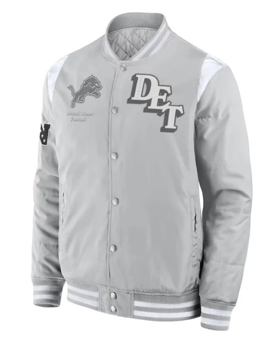 Elements Elite Detroit Lions Gray Jacket Elements Elite Detroit Lions Gray Jacket