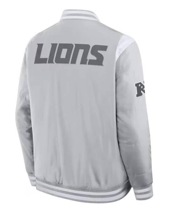 Elements Elite Detroit Lions Gray Jacket Elements Elite Detroit Lions Gray Jacket