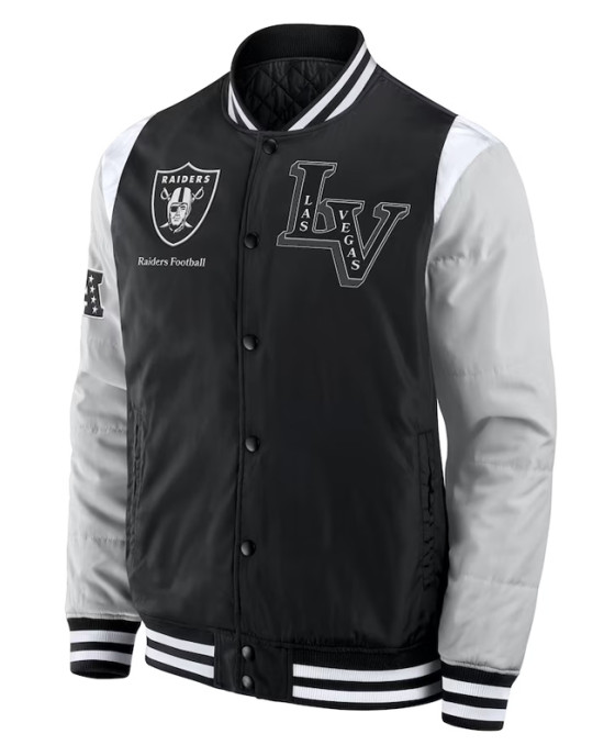 Elements Elite Las Vegas Raiders Black Jacket Elements Elite Las Vegas Raiders Black Jacket