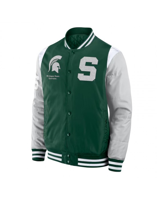 Elements Elite Michigan State Spartans Green Jacket
