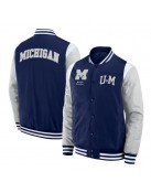 Elements Elite Michigan Wolverines Navy Jacket