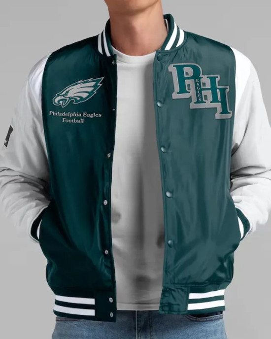 Elements Elite Philadelphia Eagles Green Jacket Elements Elite Philadelphia Eagles Green Jacket