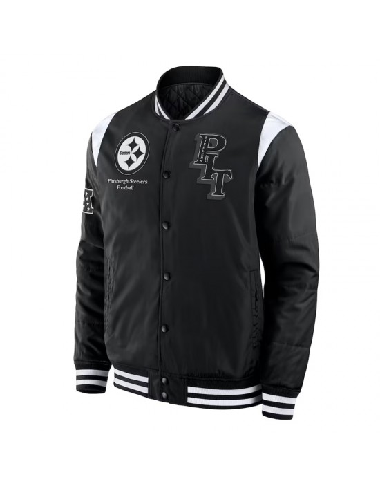 Elements Elite Pittsburgh Steelers Black Jacket