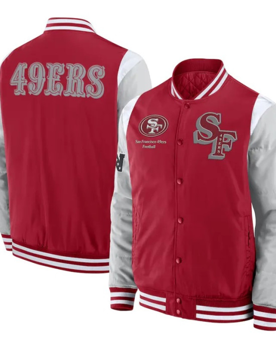Elements Elite San Francisco 49ers Scarlet Jacket Elements Elite San Francisco 49ers Scarlet Jacket