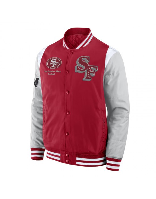 Elements Elite San Francisco 49ers Scarlet Jacket