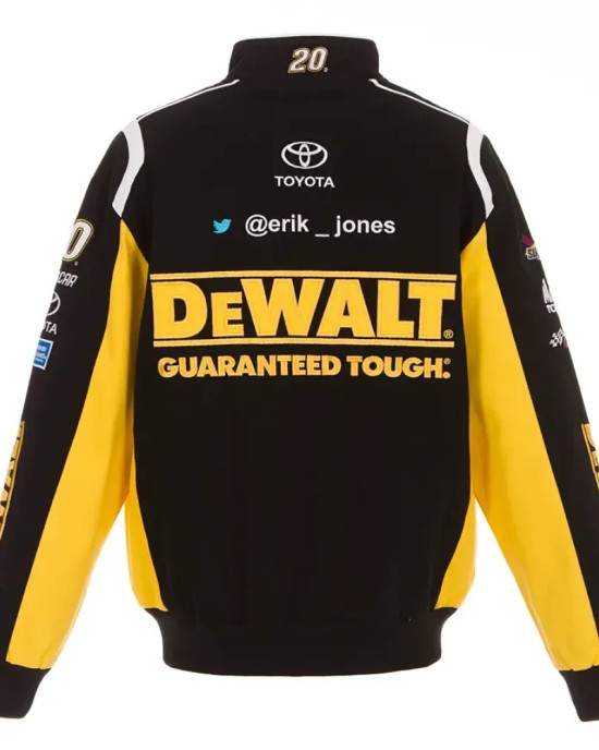 Erik Jones Dewalt Nascar Cotton Jacket Erik Jones Dewalt Nascar Cotton Jacket