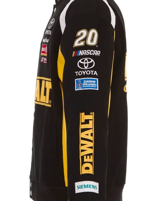 Erik Jones Dewalt Nascar Cotton Jacket Erik Jones Dewalt Nascar Cotton Jacket