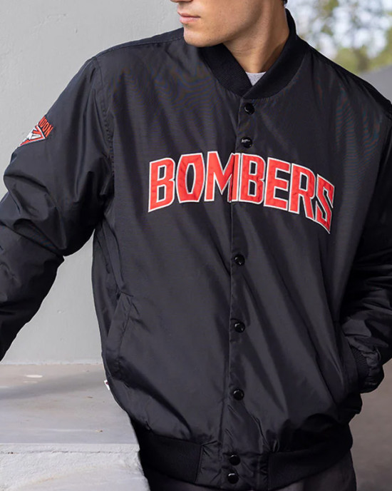 Essendon Bombers Black Bomber Jacket